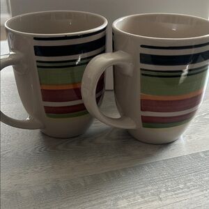 Ceramic Mugs Multi-Color - Set of 2